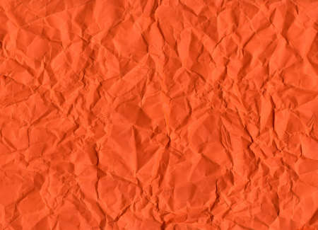 Orange rippled paper sheetの写真素材