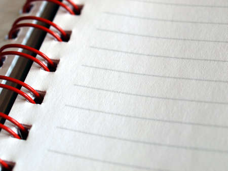 Notebook note pad pageの写真素材