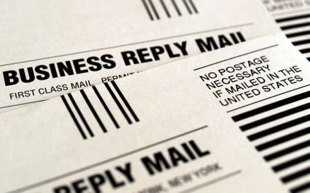 Business reply mailの写真素材