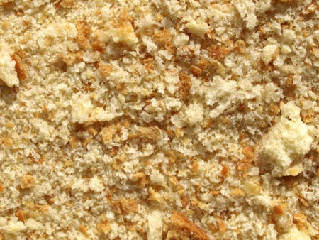 Breadcrumbs food backgroundの写真素材