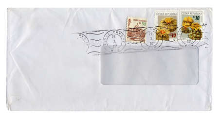 Letter or small packet envelopeの写真素材