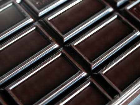 Detail of dark chocolate tabletの写真素材
