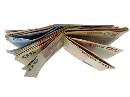 Euro banknotes money european currency