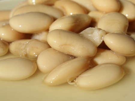 Beans soup salad food background
