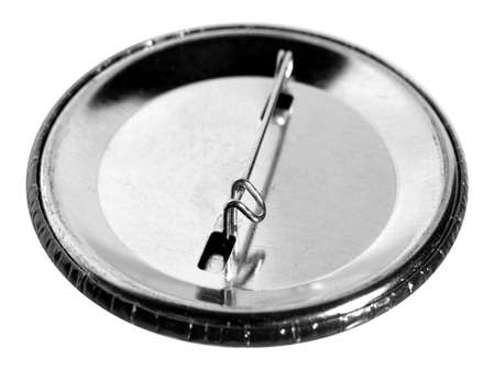 Detail of a brooch isolated over whiteの写真素材