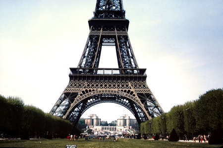 Detail of Tour Eiffel in Parisの写真素材