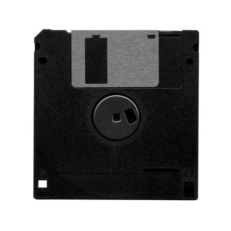 Magnetic floppy disk for computer data storageの写真素材