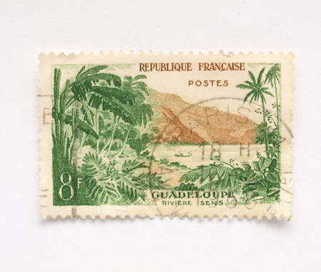 French stamp from France (in European Union)の写真素材
