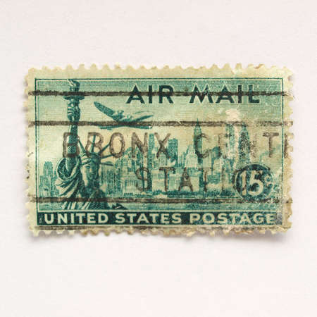 United States of America (USA) postage stampsの写真素材