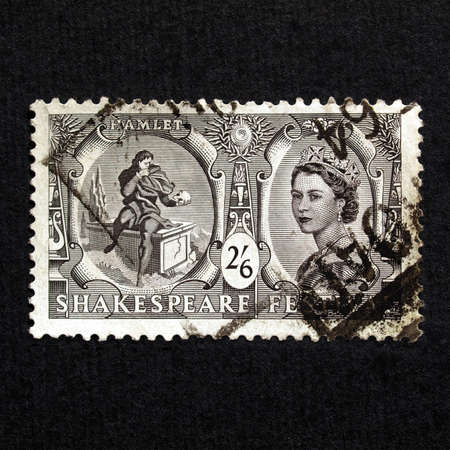UK 1964 - Shakespeare Festival Stamp, United Kingdom, 1964のeditorial素材