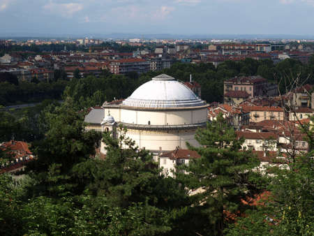 Church of La Gran Madre di Dio, Turin, Italyの写真素材