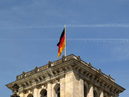 Berlin Reichstag (Houses of Parliament) in Germanyの写真素材