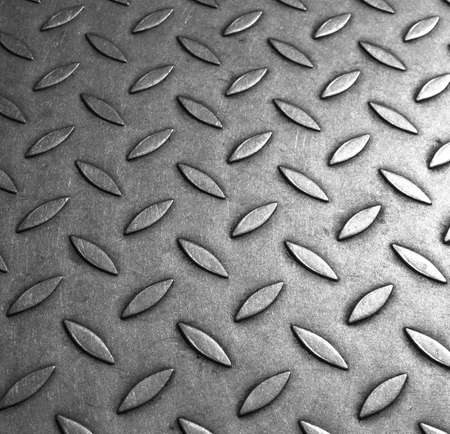 Diamond steel plate useful as a backgroundの写真素材