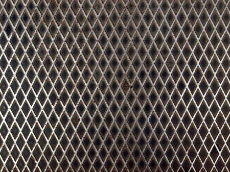 Diamond steel plate useful as a backgroundの写真素材