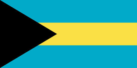 The national flag of Bahamasの写真素材