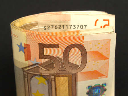 Euro banknote (currency of the European Union)