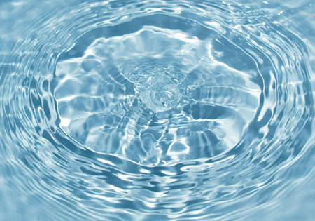 Close-up macro of a water drop droplet