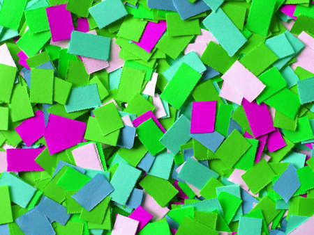 Many coloured carnival confetti useful as a backgroundの写真素材