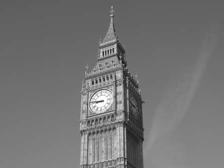 Big Ben, Houses of Parliament, Westminster Palace, London gothic architectureの写真素材