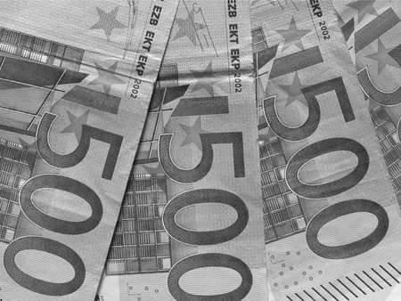 Euro banknote (currency of the European Union)の写真素材