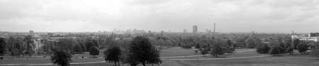 London panorama skyline seen from Primrose hill (high res 9600 pixels wide image)の写真素材