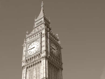 Big Ben, Houses of Parliament, Westminster Palace, London gothic architectureの写真素材