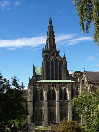 Glasgow cathedral aka High Kirk of Glasgow or St Kentigern or St Mungoの写真素材
