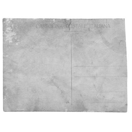 A blank postcard useful as a background - isolated over white background