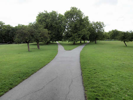 Regent Park landscape in London England UK