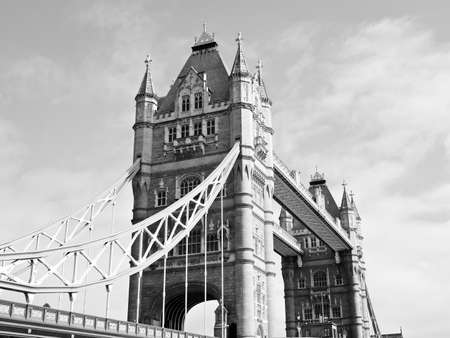 Tower Bridge on River Thames London UK
