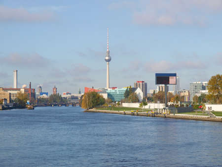 View of the city of Berlin in Germany