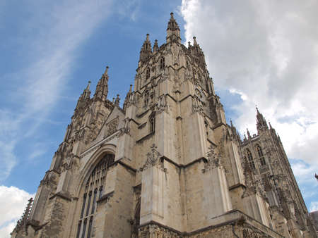 The Canterbury Cathedral in Kent England UK