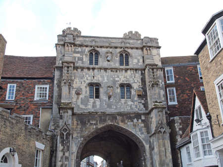 St Augustine Gate in Canterbury England UK