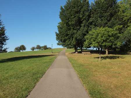 Primrose Hill park in London England UKの写真素材