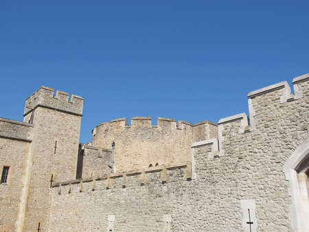 The Tower of London medieval castle and prisonのeditorial素材