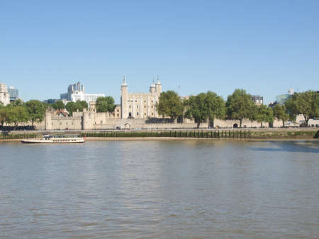 The Tower of London medieval castle and prison