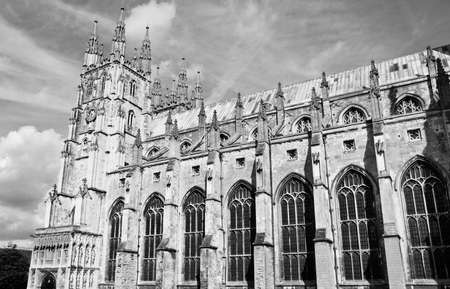 The Canterbury Cathedral in Kent England UKの写真素材
