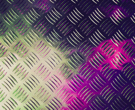 Vintage retro looking grunge steel plate useful as backgroundの写真素材