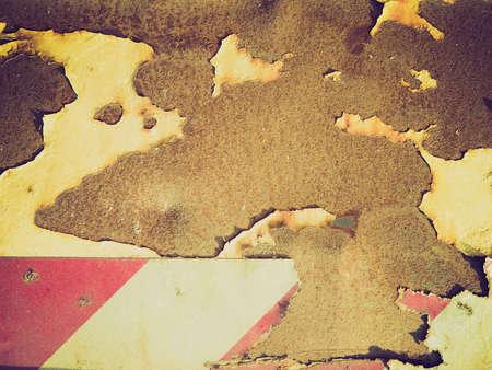 Vintage retro looking grunge steel plate useful as background
