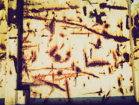 Vintage retro looking grunge steel plate useful as background