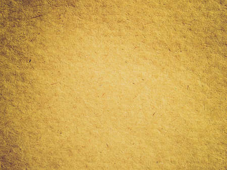 Vintage looking brown corrugated cardboard sheet の写真素材