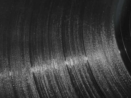 Vinyl record vintage analog music recording mediumの写真素材