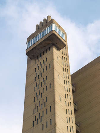 LONDON, ENGLAND, UK - MARCH 05, 2009: The Trellick Tower in North Kensington designed by Erno...