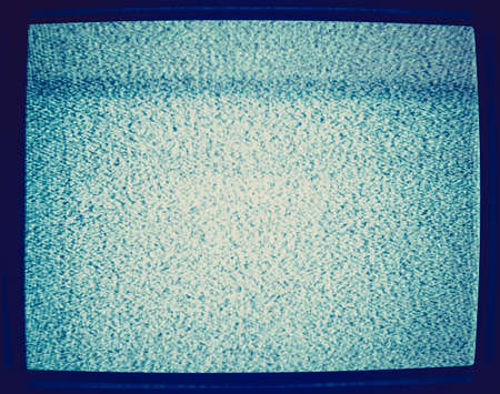 Vintage looking Background noise of flickering detuned TV screenの写真素材