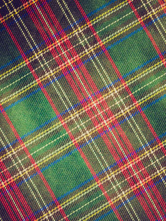 Vintage looking Traditional Scottish tartan textile pattern useful as a backgroundの写真素材