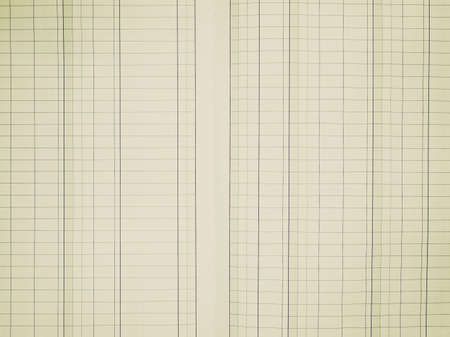 Vintage looking A blank paper form or business documentの写真素材