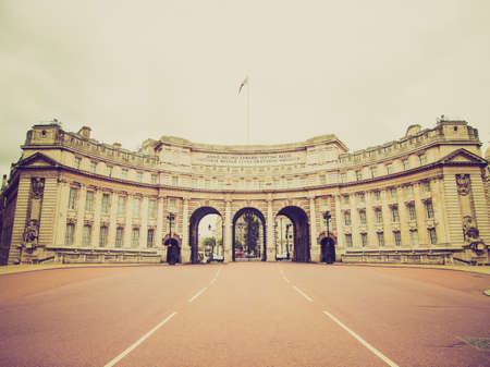 Vintage looking Houses of Parliament with Big Ben, Westminster Palace, London, UK