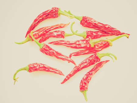 Vintage looking Red hot chili peppers spice