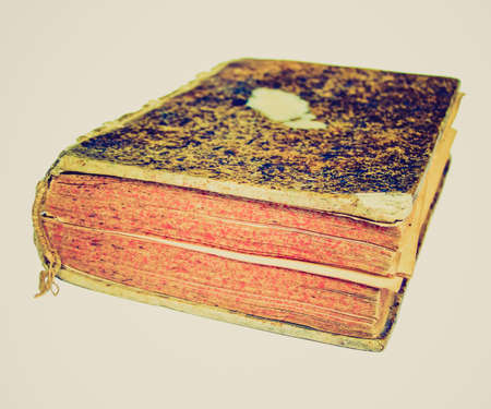 Vintage looking A detail of an old literature bookの写真素材