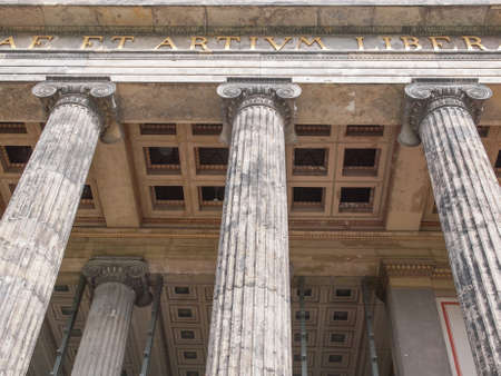 Altes Museum of Antiquities in Museumsinsel Berlin Germanyのeditorial素材